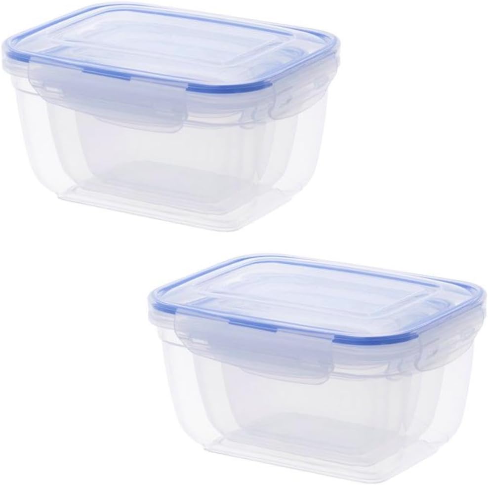 Superio Food Storage Containers - Airtight, Leak-Proof Meal Prep Set | BPA-Free Plastic, Microwave & Freezer Safe, 3 Pieces