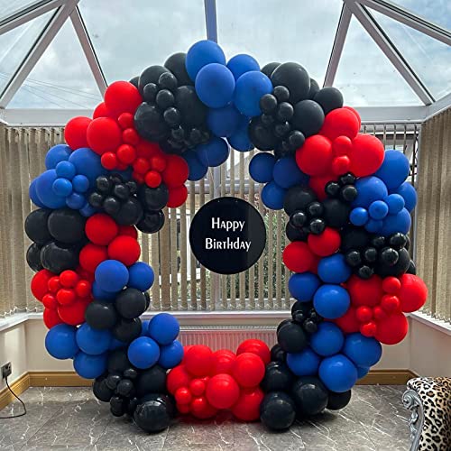 FOTIOMRG 110pcs Red Balloon Arch Kit with 18, 12, 10 & 5 Inch Balloons - Party Decorations