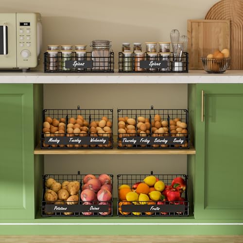 Black 3-Tier Egg Holder with 5 Adjustable Dividers & DIY Nameplate - Large Countertop Organizer