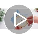 Suncalla Baby First Christmas Ornament Embroidery Hoop Blue 2026 Keepsake Gift