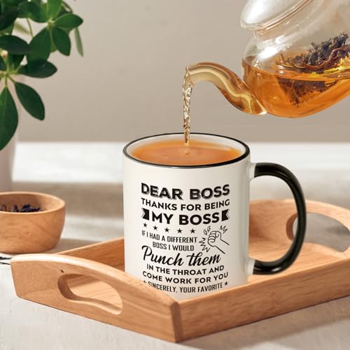 Funny Boss Mug 11oz - Appreciation Gift for Boss, Manager, Leader
