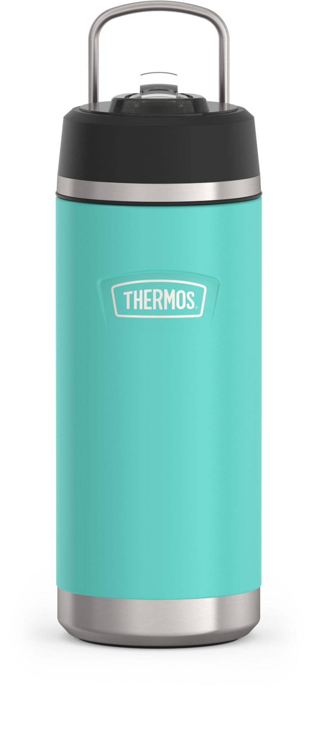 THERMOS ICON SERIES, Insulated Water Bottle with Straw Lid - 18 Ounce, Seafoam - Stainless Steel Vacuum Insulated Water Bottle with Straw Lid