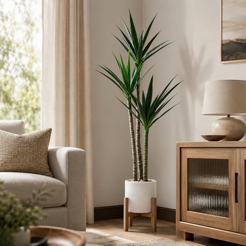 5ft Artificial Tropical Agave Plant – UV Resistant Fake Tree for Indoor Outdoor Decor