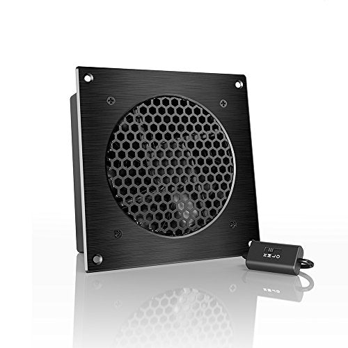 AC Infinity AIRPLATE S3 6-Inch Quiet Cabinet Cooling Fan with Speed Controller