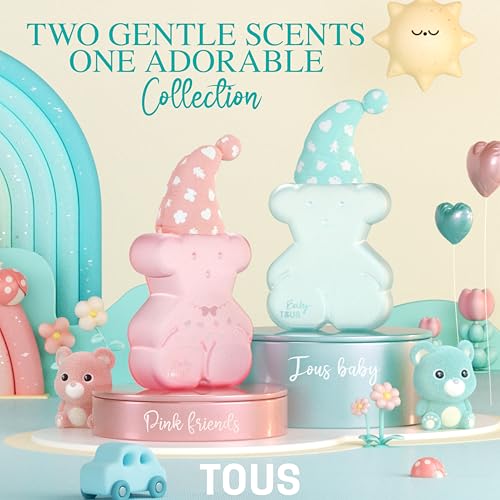TOUS Baby Cologne - Gentle Fresh Scent for Boys & Girls, 3.4 Fl Oz - Baby Gift - TOUS Baby