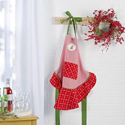 DII Unisex Christmas Kitchen Apron - One Size / Merry Tree