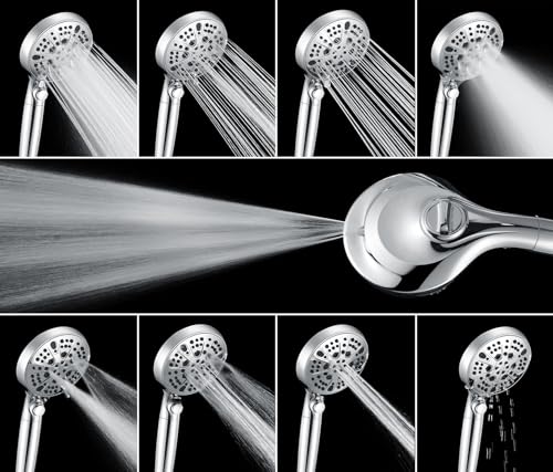 Rain Shower Head with Filter and Handheld Spray Combo Chrome 2.5 GPM - Variation of Chrome / 2.5 GPM