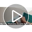 Urvoix Sage Green 3-Piece Bathroom Rug Set Non-Slip Chenille Bath Mat