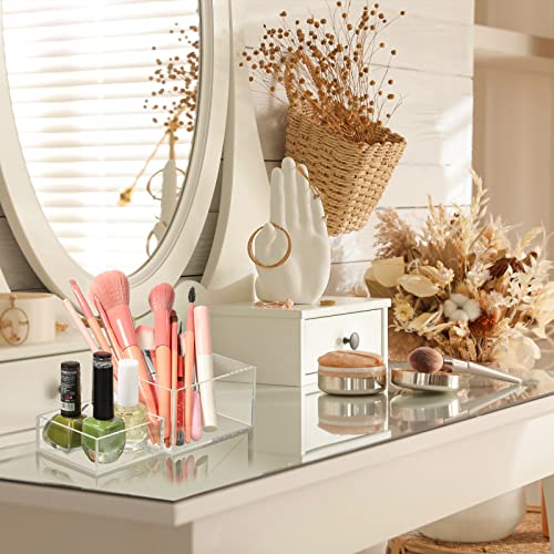 Clear Acrylic Risers Cube Stands Set of 6 - 3 to 8 Inch Square Display