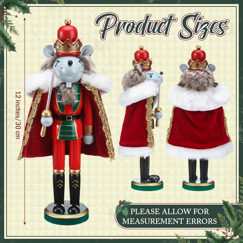 Mouse King Nutcracker 12 Inch Wooden Christmas decor – Yousoontic Mouse King