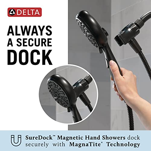 Delta 6-Spray SureDock Magnetic Handheld Shower Head Chrome 75609
