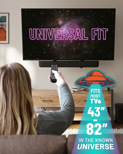 Full Motion TV Wall Mount for 43-82 Inch Screens Up to 130lbs - New & Improved 16" Studs