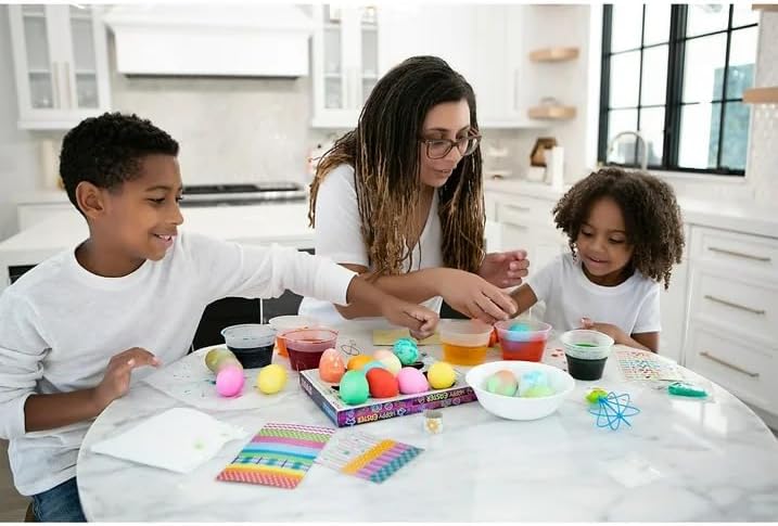 PAAS Tie Dye Easter Egg Decorating Kit - Fun & Creative Family Activity for Easter