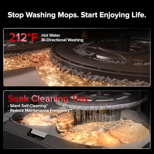 Roborock Reusable Mop Pads - 4-Pack for Saros 20, Qrevo Edge 2 & More - Mop Cloth 7