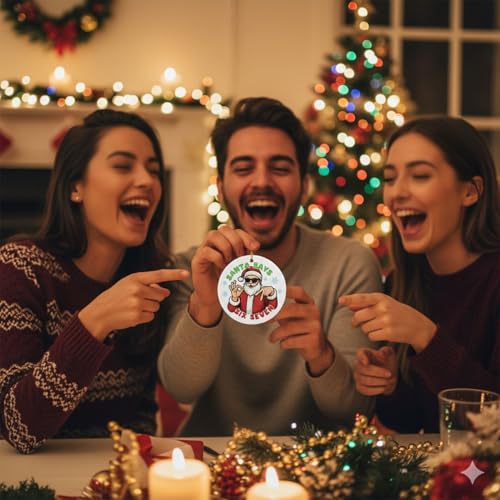 Santa Says 67 Ornament - Funny Six Seven Christmas Ornament (Santa Sunglasses) — LHHungSoul