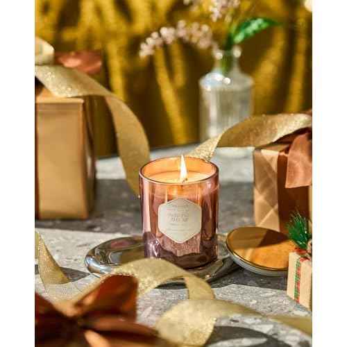 M&SENSE Sweets in The Air Scented Candle - Grape & Violet Scent, 11.3oz Natural Soy Wax Valentine Candles for Holiday, Cotton Wick Candle Up to 70 Hours Burn time, Clean Burn Candle for Housewarming