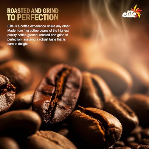 Elite Turkish Ground Roasted Coffee Bag - 3.5 Ounce Pack of 10 - Traditional & Rich Flavor