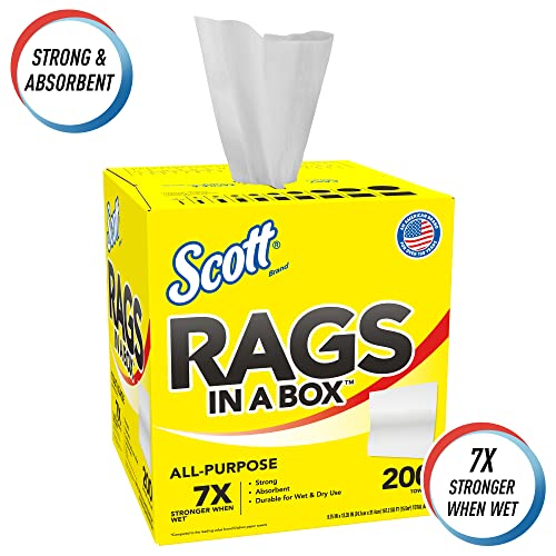 Scott Rags in a Box Towels - 200 Count Pack of 1