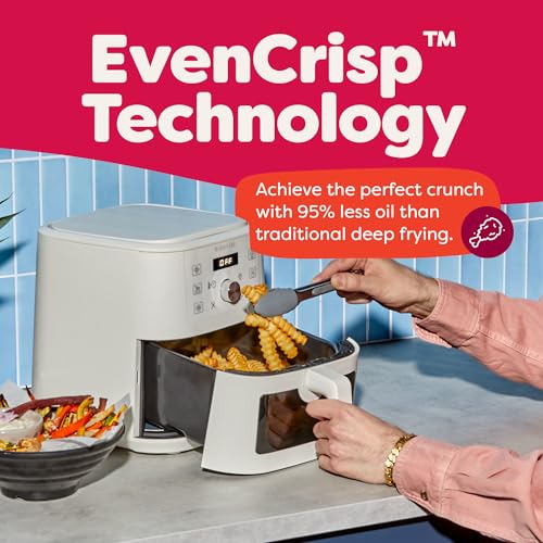 Instant Pot 4Qt VORTEX 6-in-1 Mini Air Fryer with Sea Salt - Compact Multi-Function Appliance