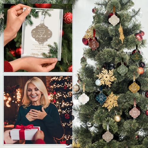Cinnvoice Christian Christmas Ornament Coworker 50 Set Classic Lantern