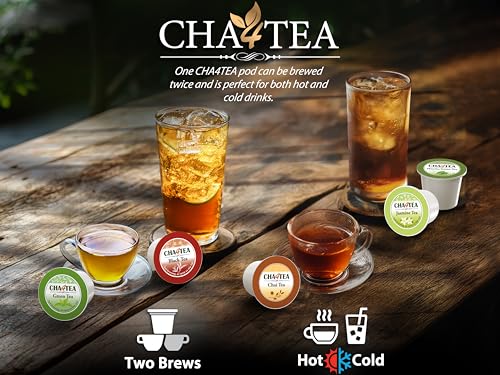 100-Count Tea Pod Variety Pack Compatible with Keurig K-Cup Brewers - 10 Flavors - Seasonal, Black, Green & More (Variation of THIS listing)