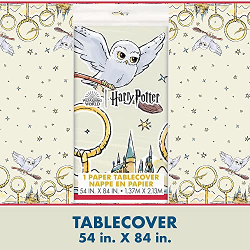 Harry Potter Birthday Decorations Set with Banner, Tablecloth & Party Supplies