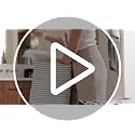 Large Laundry Basket 100L Grey Collapsible & Freestanding - 2 Pack
