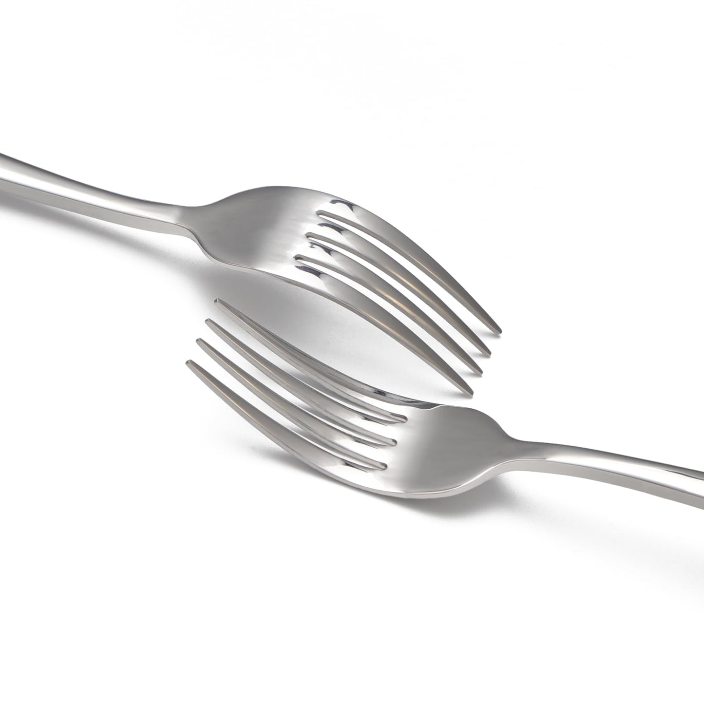 8-Piece Dinner Forks Set, Food Grade Stainless Steel Silverware Fork, Flatware Forks Use for Home, Kitchen, Restaurant, Dishwasher safe - 8.1 Inches