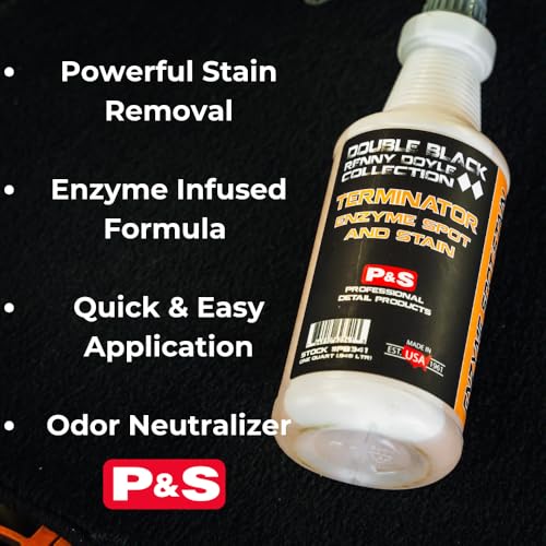 P&S Terminator Enzyme Stain & Spot Remover 1 Gallon - Upholstery & Carpet Cleaning