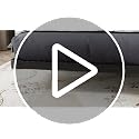 King Size Floating Bed Frame with LED Lights & Charging Station - Metal Support