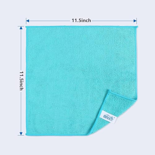 Multicolor Microfiber Cleaning Cloths Set - 150 Pack, 11.5x11.5 Inches