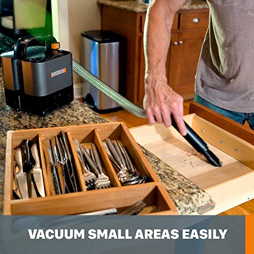 WORX Cordless Cube Vac 20V Handheld Vacuum with Battery & Charger