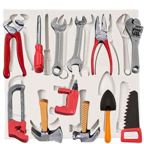 Construction Tools Fondant Silicone Molds Hand Tools Chocolate Mold For Cake Decoration Cupcake Topper Polymer Clay Chocolate Candy Sugar Craft Gum Paste