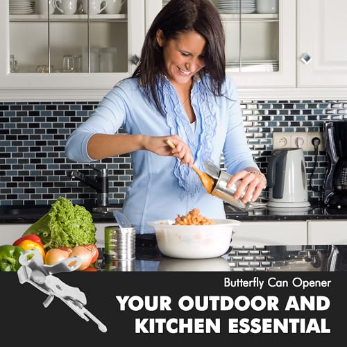 Chef Craft Select 3-in-1 Can Opener, 6 inches in length, Stainless Steel