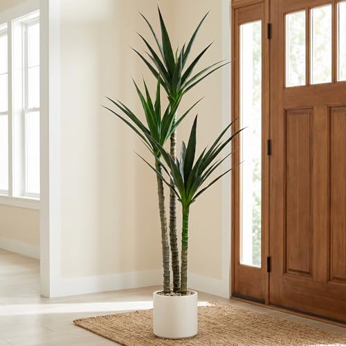 5ft Artificial Tropical Agave Plant – UV Resistant Fake Tree for Indoor Outdoor Decor