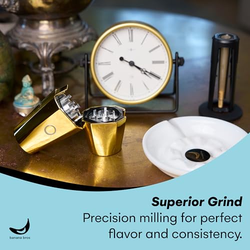 OTTO One-Touch Automatic Spice Mill - USB Rechargeable Gold