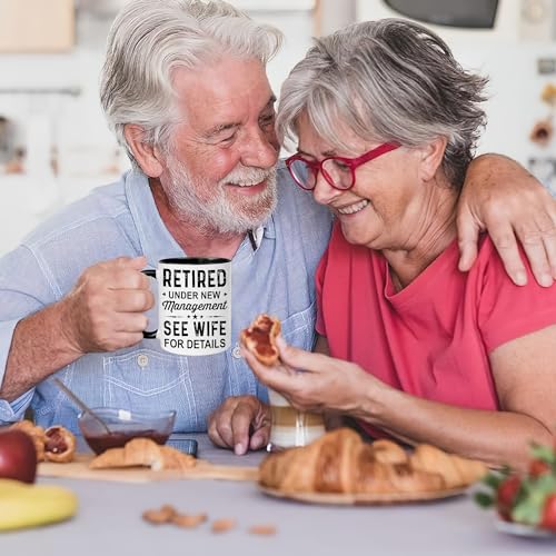Hyturtle Retired 1 Mug - Funny Retirement Gift for Husband, See Wife For Details 11oz