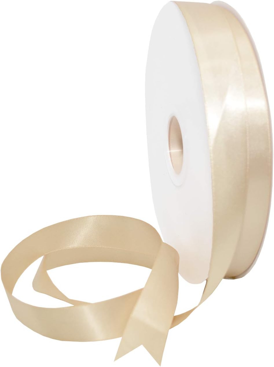 Rosy Mauve Double Face Satin Ribbon 3/8" x 100 YD - Perfect for Gift Wrapping, Crafts & Weddings