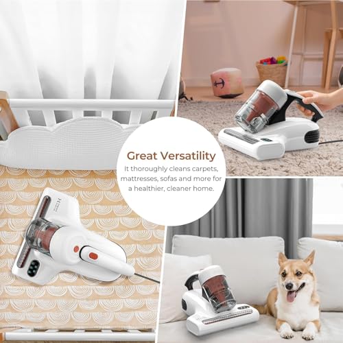 JIGOO J200 Mattress Vacuum Corded - Deep Clean & Sanitize Bed & Fabric