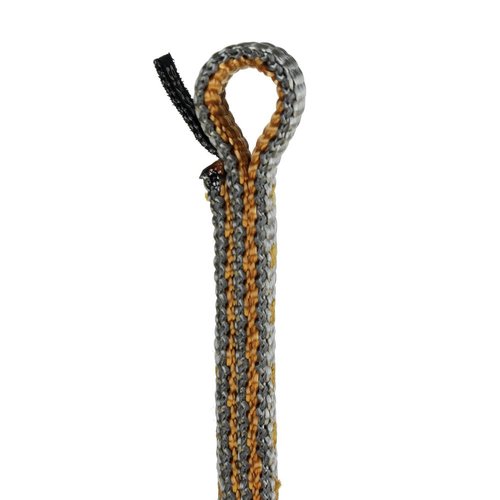 Fusion Climb ProGlide Quickdraw Runner - 5000 lbs Rated Stitched Loop Nylon Webbing 20cm x 1.7cm - Tan/Orange, 20cm