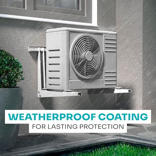 Heavy-Duty Outdoor Mini Split Wall Mount Bracket 9000-24000 BTU Weatherproof AC Support