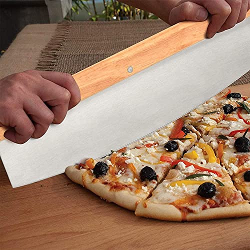 Gyreuni 13 Pizza Stone for Oven and Grill with Peel, Baking Set