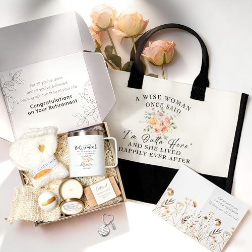 Retirement Gift for Women 2026 | Thoughtful Coworker, Teacher, Grandma, Mom Presents