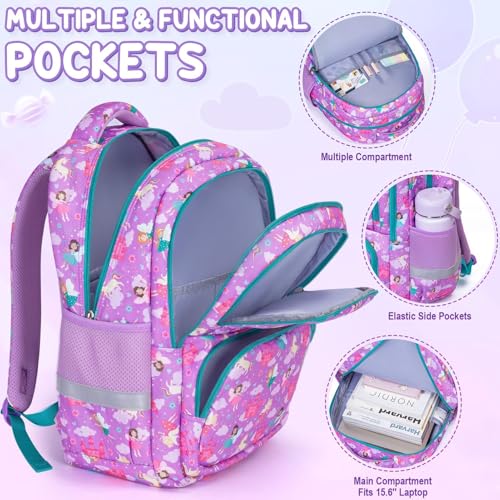 Fimibuke Unicorn Kids Backpack Set 3PCS Waterproof Toddler School Bag for Girls - A8.unicorn