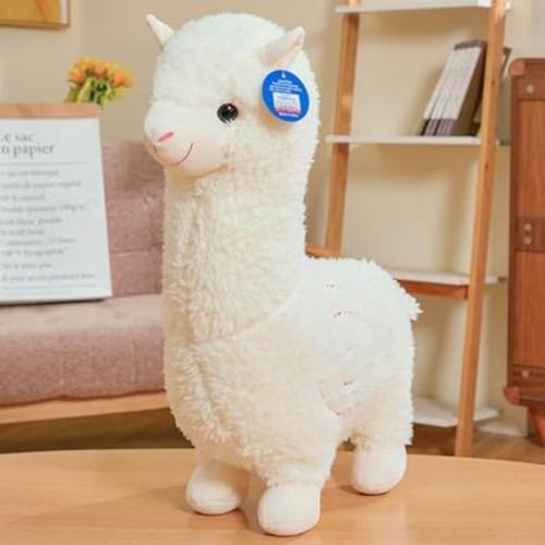 JULAN 18inch 3D Giant Llama Plush Toys Alpaca Plush Doll,Soft Llama Alpaca Stuffed Plushies Toys,Alpaca & Llama Stuffed Animal Toys Plush Pillow for Home Decoration and Kids Gift