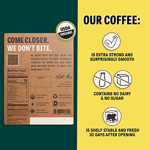 Organic Cold Brew Coffee On Tap - Straight Black, 128 Fl Oz - Original Variation