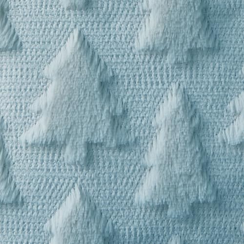 DFXSZ Blue Christmas Tree Pillow Covers 16x16 Set of 2 Home Decor