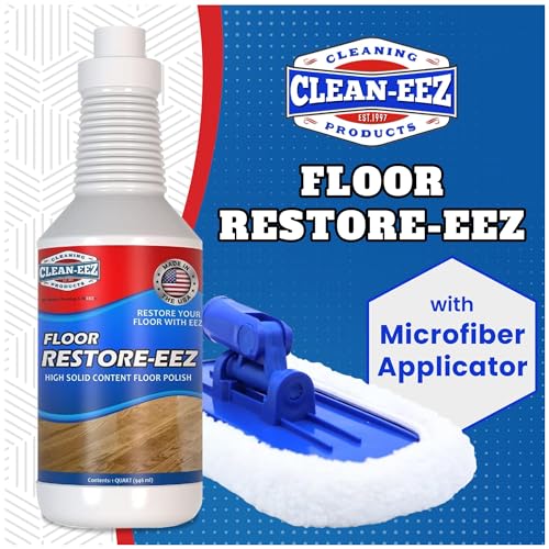 Clean-eez Ultimate Floor Restorer & Polish - 1 Bottle with Microfiber Applicator