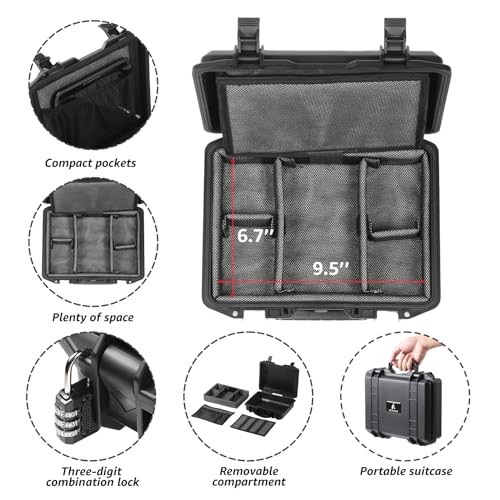Large Airtight Smell Proof Storage Box with Lock - Medium