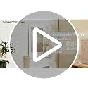 24 x 36 Inch White Mosaic Bathroom Wall Mirror - Natural Shell Frame, Tempered Glass, Coastal Style Variation of THIS listing